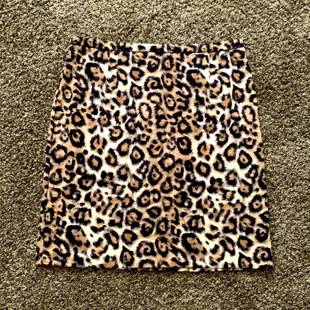 Cheetah print skirt, size 16, gently worn